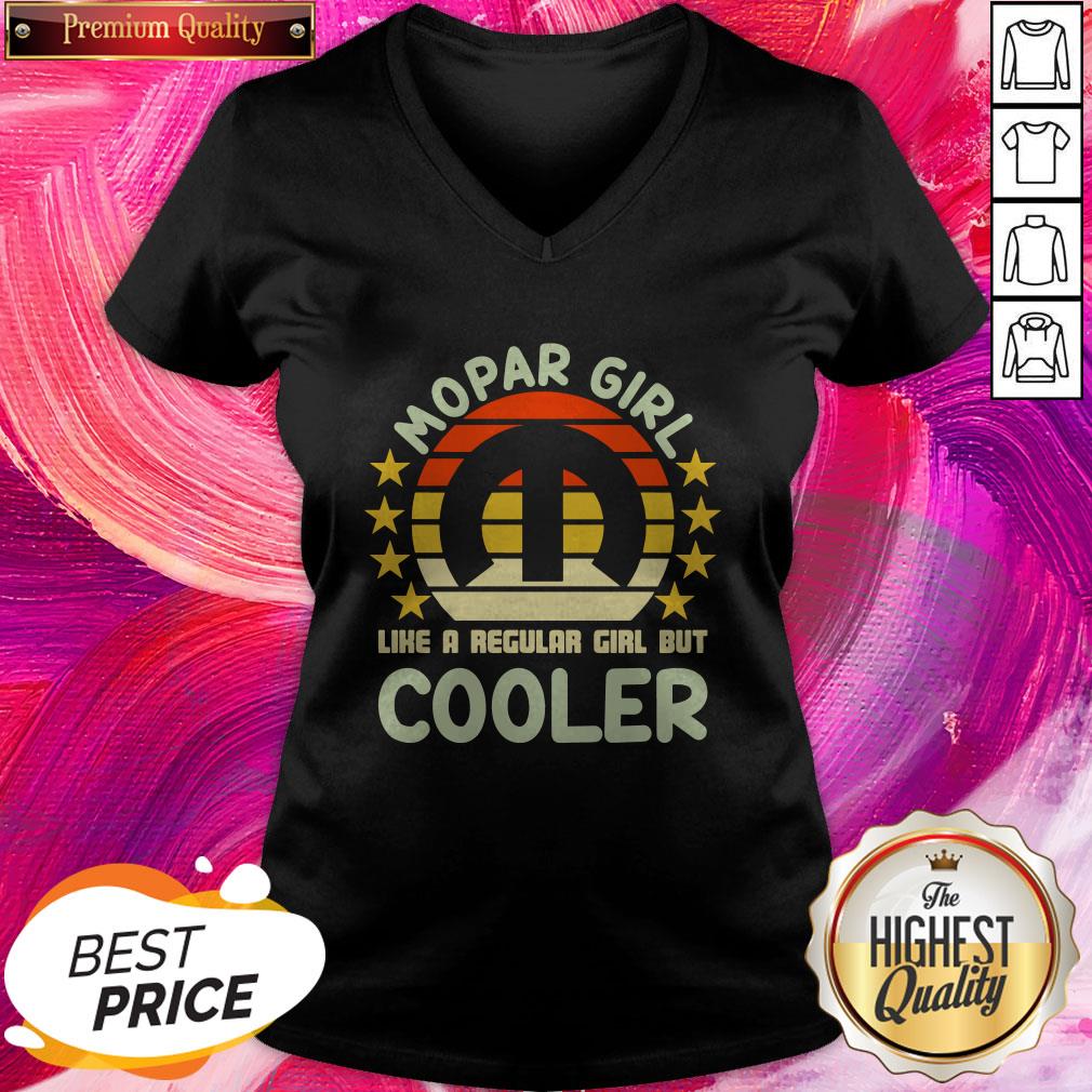 Great Mopar Girl Like A Regular Girl But Cooler Vintage Shirt - Image 2
