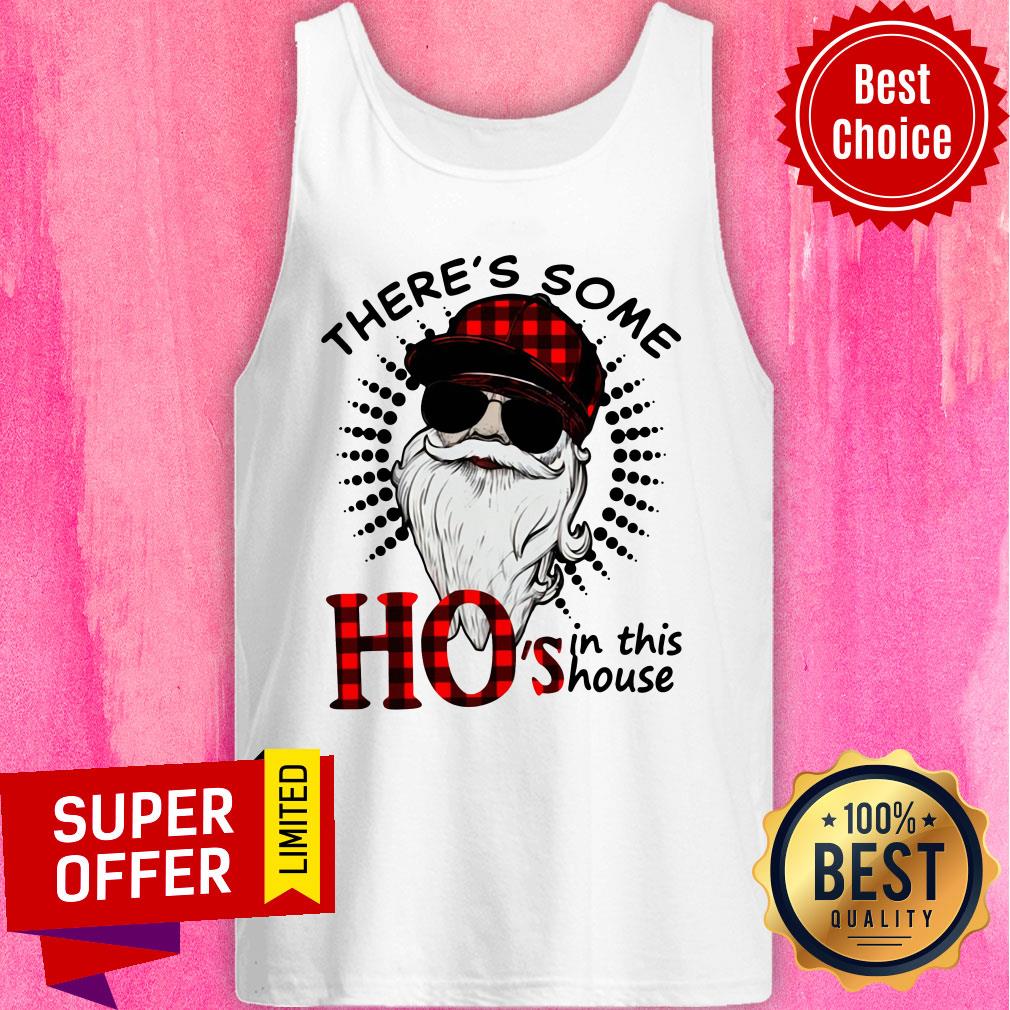 Premium There’s Some Hos In This House Santa Claus Christmas Shirt - Image 4