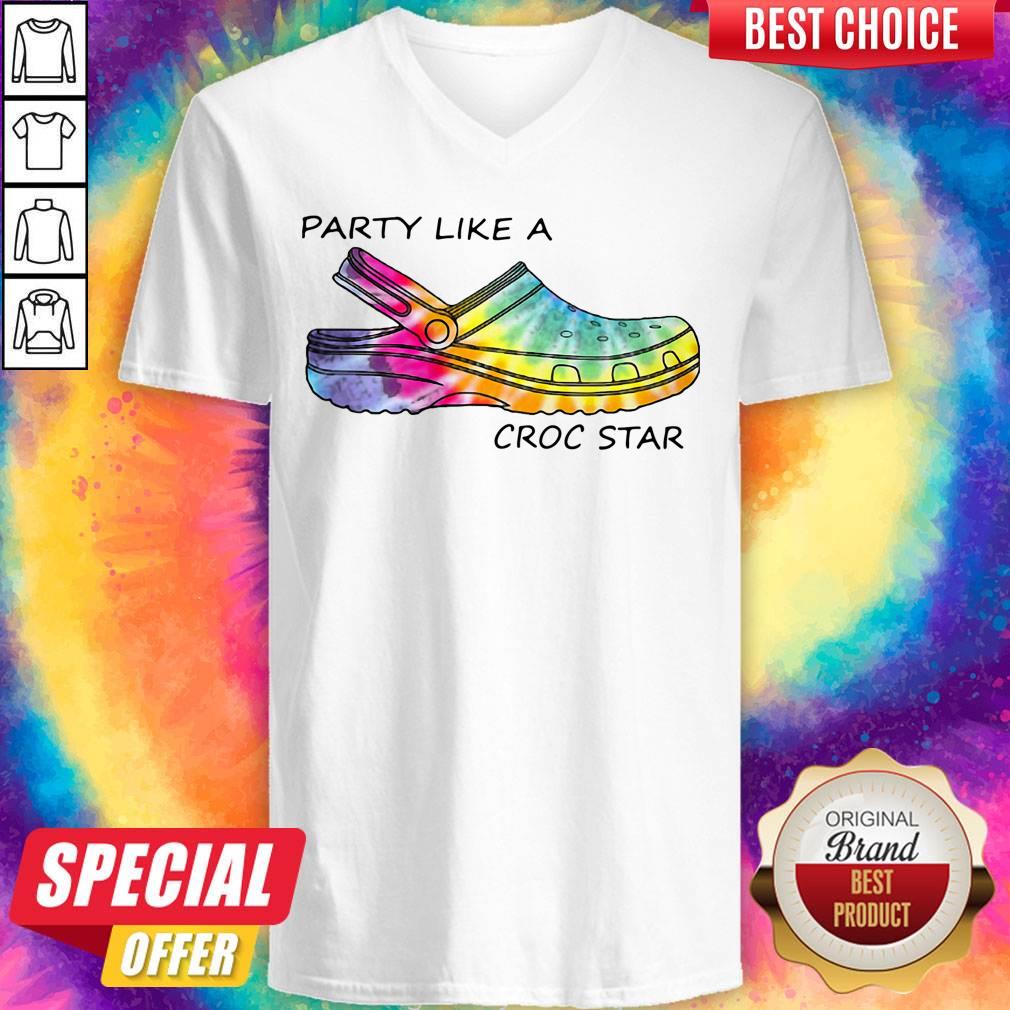 Top Party Like A Croc Star Shirt - Image 4