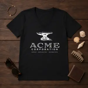 Alternative view of Premium ACME Corporation Anvils Explosives Detonators Shirt