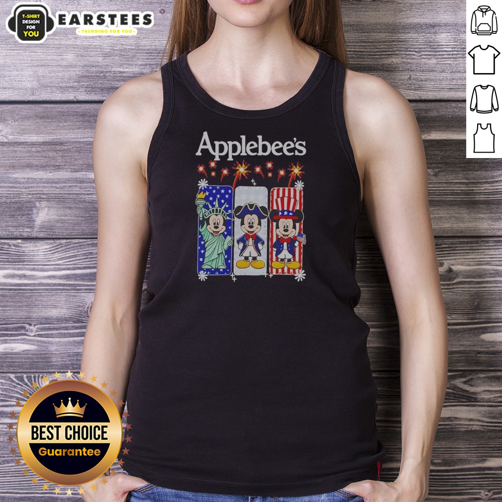 Applebee'S Mickey Mouse USA Shirt - Image 4