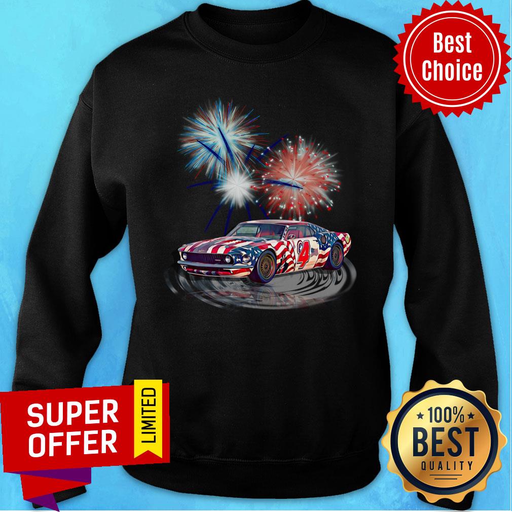 Muscle Car Happy 4th Of July Shirt - Image 4