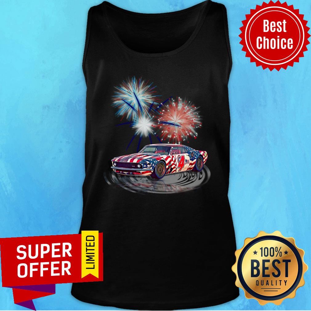 Muscle Car Happy 4th Of July Shirt - Image 3