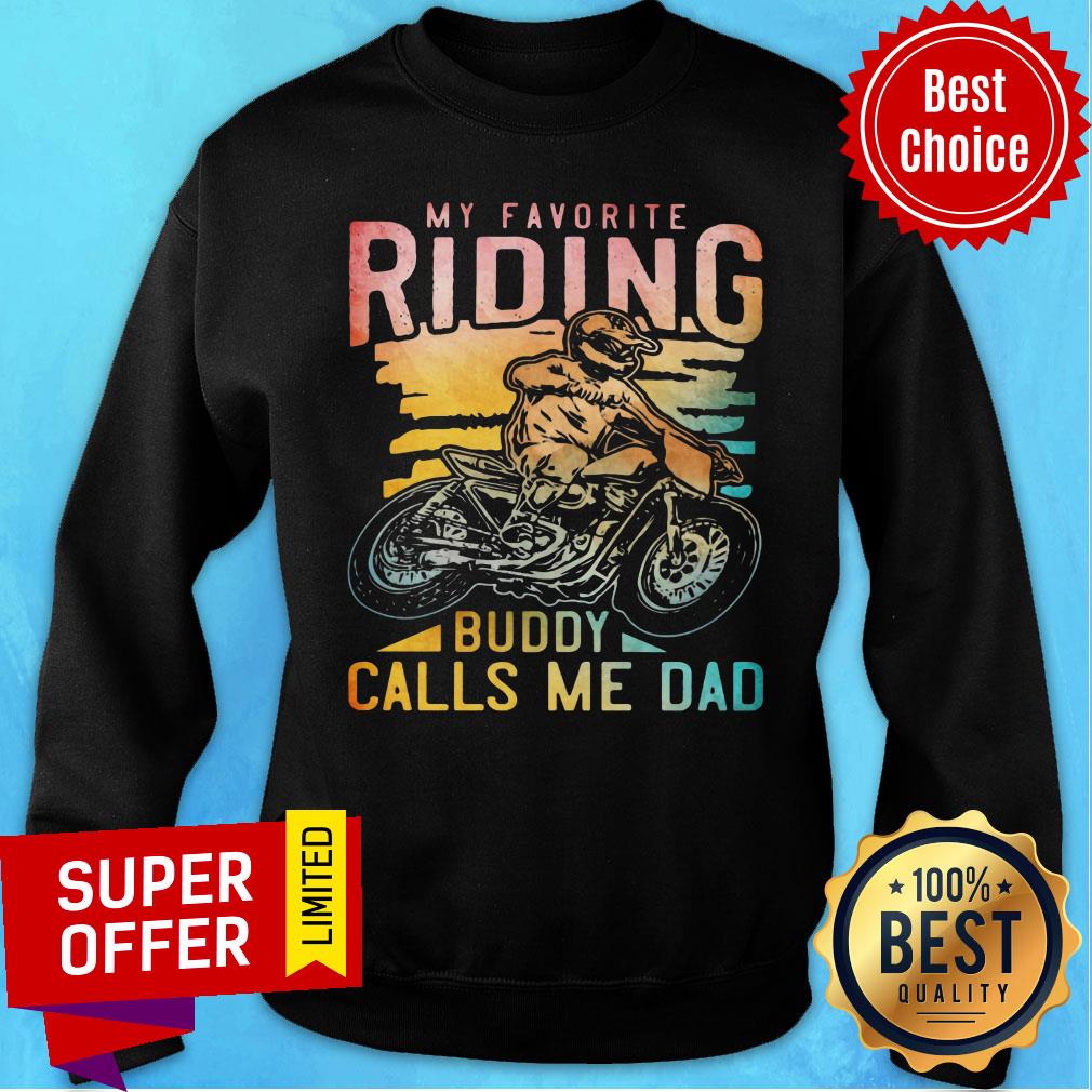 My Favorite Riding Buddy Dad Shirt - Image 4