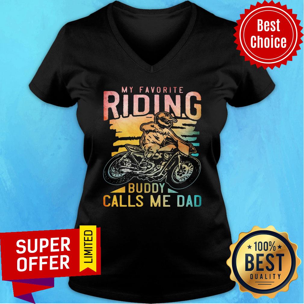 My Favorite Riding Buddy Dad Shirt - Image 2