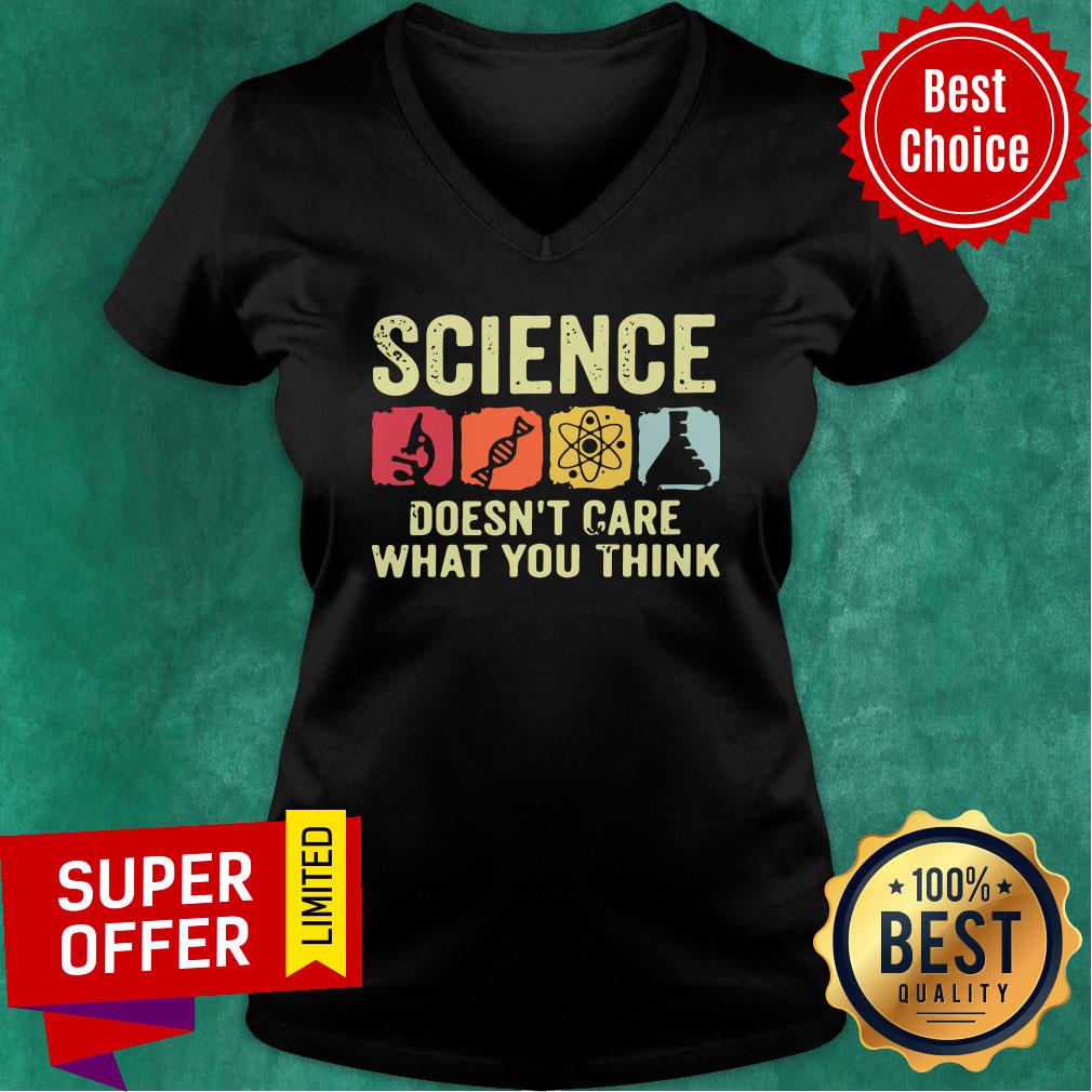 Science Doesn't Care What You Think Shirt - Image 2