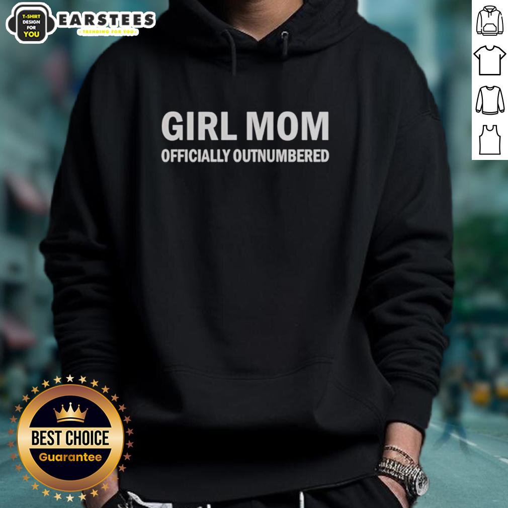 Awesome Girl Mom Officially Outnumbered Fun Family Phrase For Mothers T-Shirt - Image 2