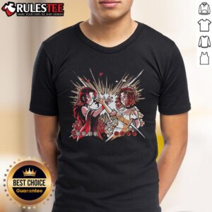 Premium Rose & Camellia T-Shirt