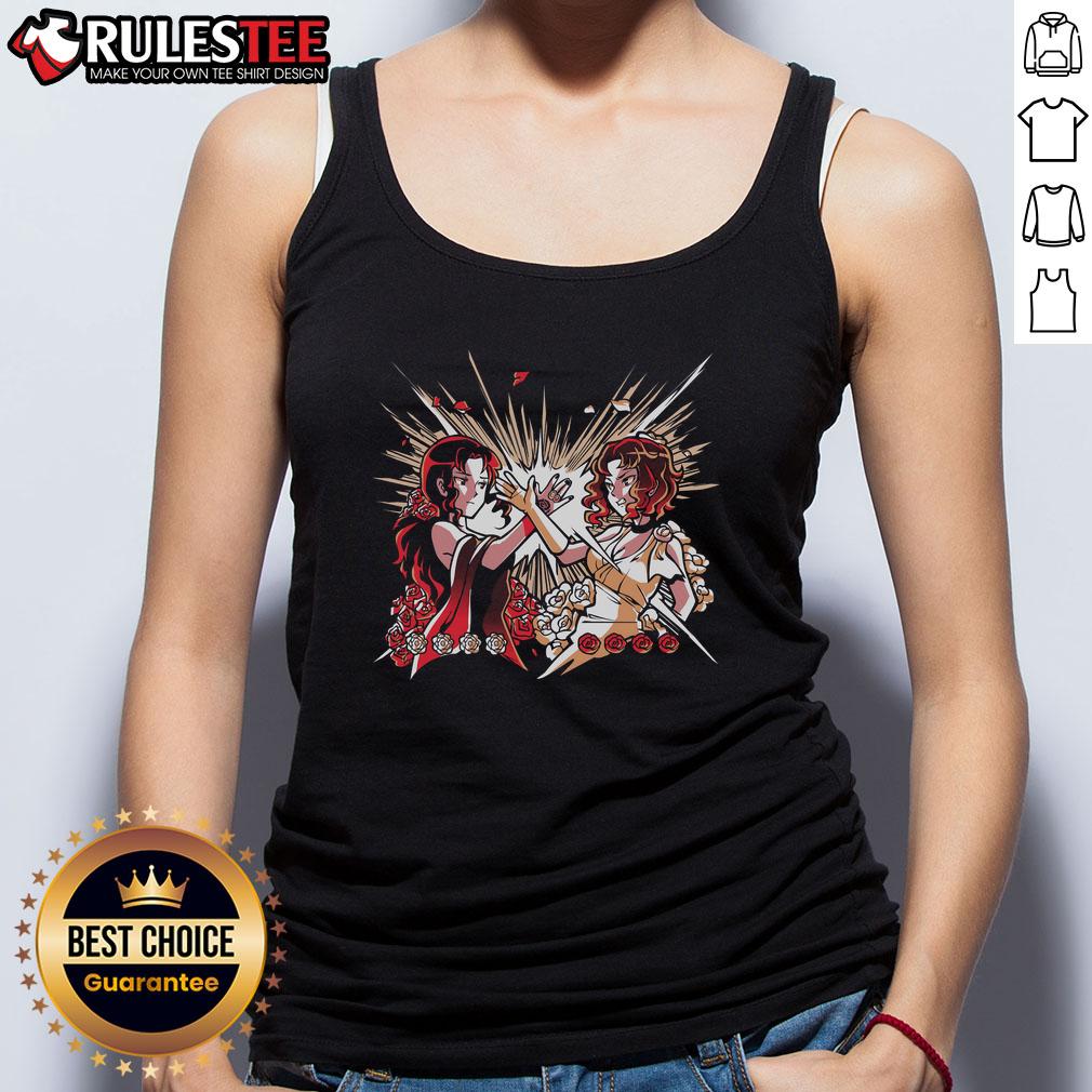Premium Rose & Camellia T-Shirt - Image 4
