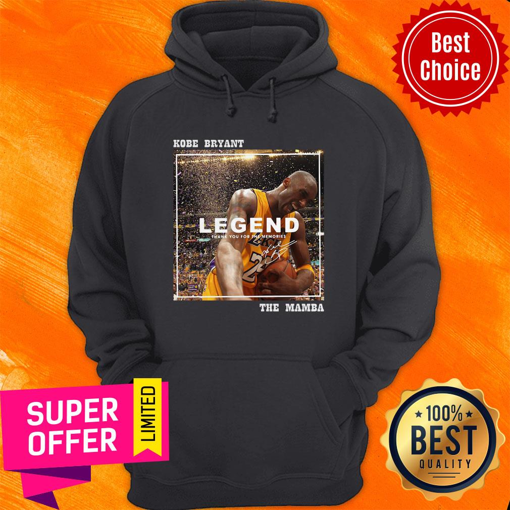 Kobe Bryant Legends Thank You For The Memories The Mamba Signature Shirt - Image 2