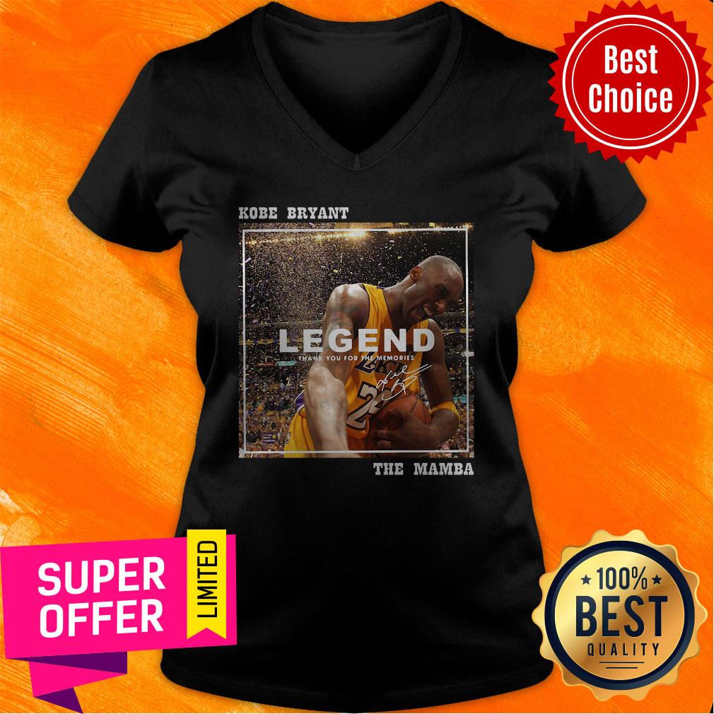 Kobe Bryant Legends Thank You For The Memories The Mamba Signature Shirt - Image 5