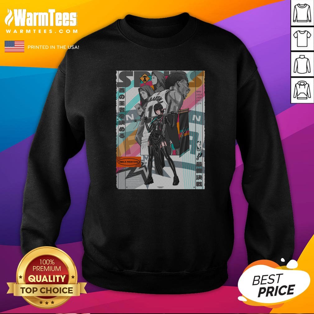 Premium Victor Wembanyama San Antonio Spurs NBA Western Conference Finals Anime Shirt - Image 4