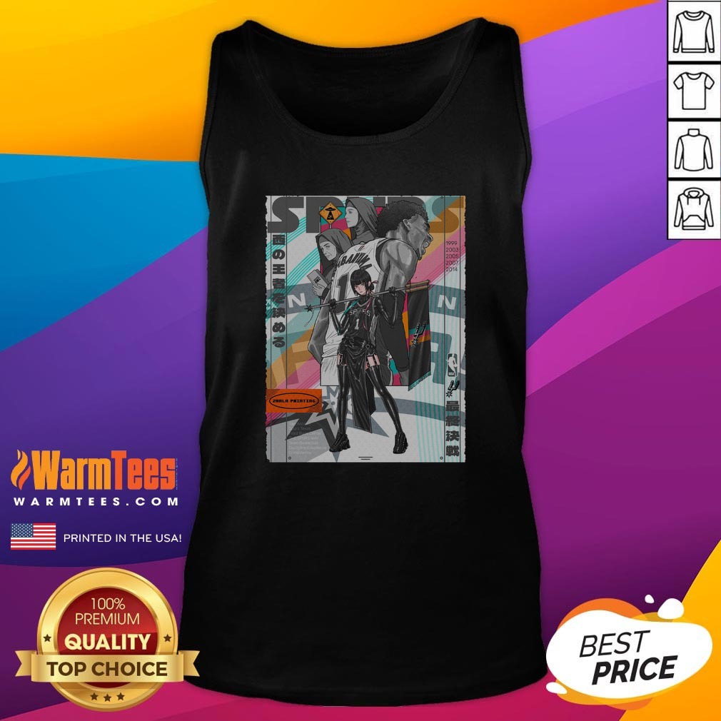 Premium Victor Wembanyama San Antonio Spurs NBA Western Conference Finals Anime Shirt - Image 5
