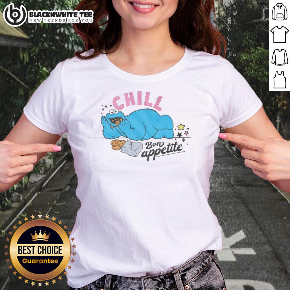 Awesome Sesame Street Cookie Monster Chill Bon Appetite T-Shirt - Image 3