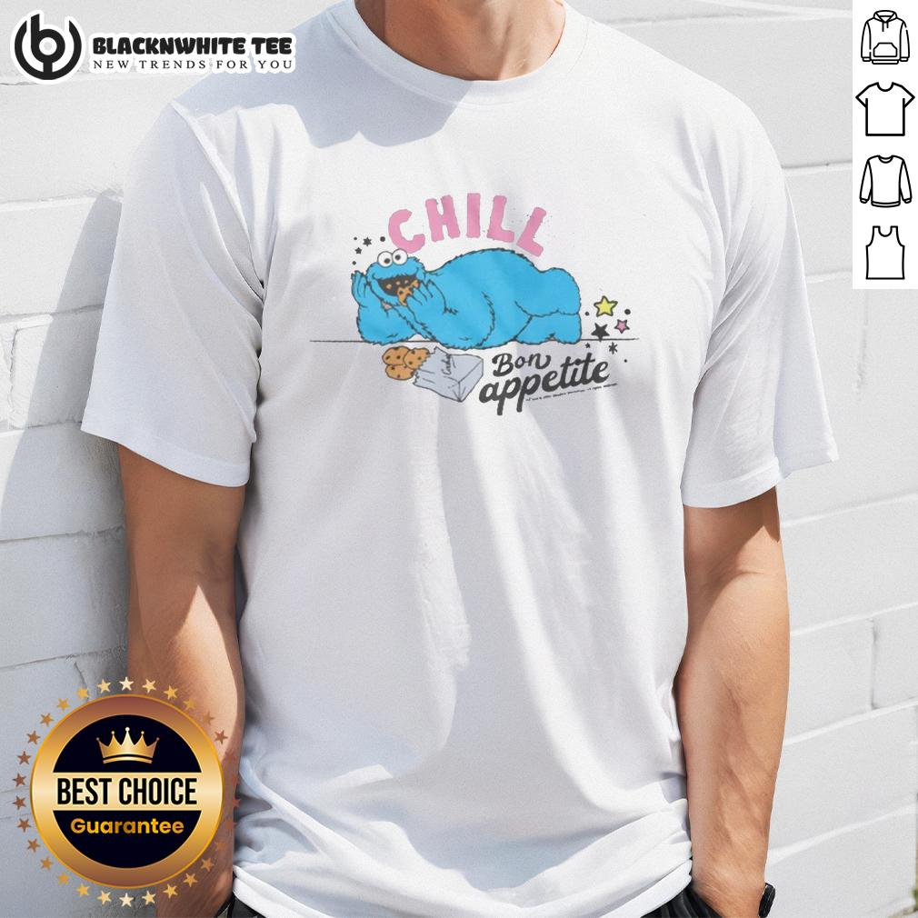 Awesome Sesame Street Cookie Monster Chill Bon Appetite T-Shirt