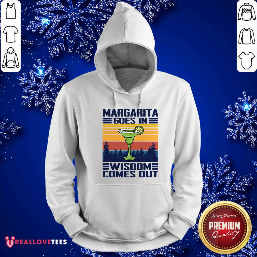 Margarita Goes In Wisdom Vintage Shirt - Image 2
