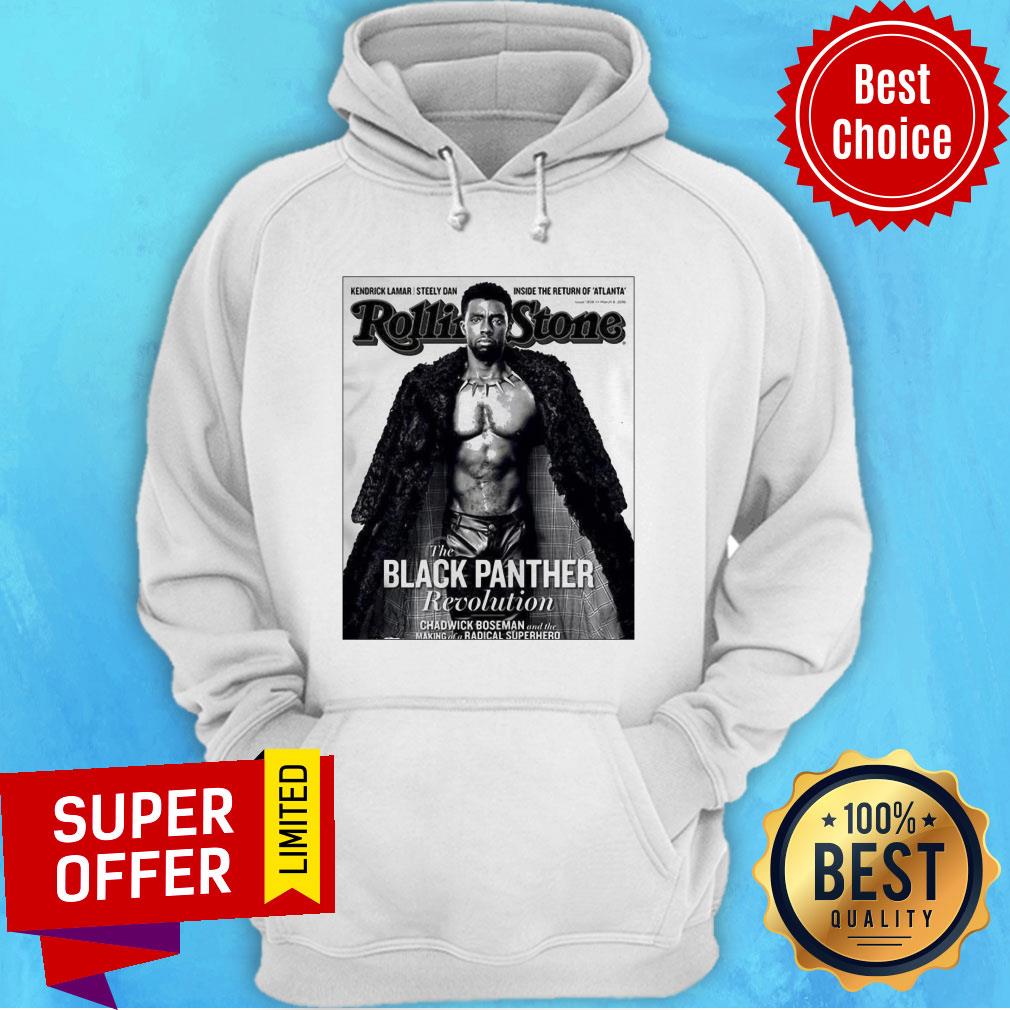 Top The Black Panther Revolution Rolling Stone Superhero Shirt - Image 2