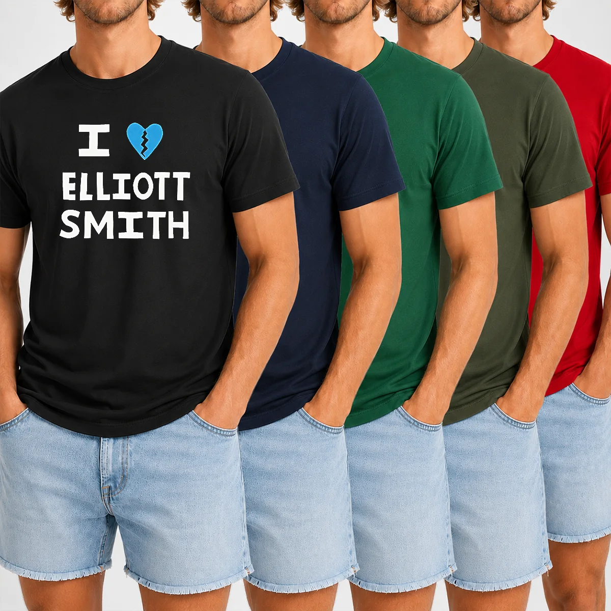 Funny I Heart Elliott Smith Indie Rock Singer Songwriter Shirt