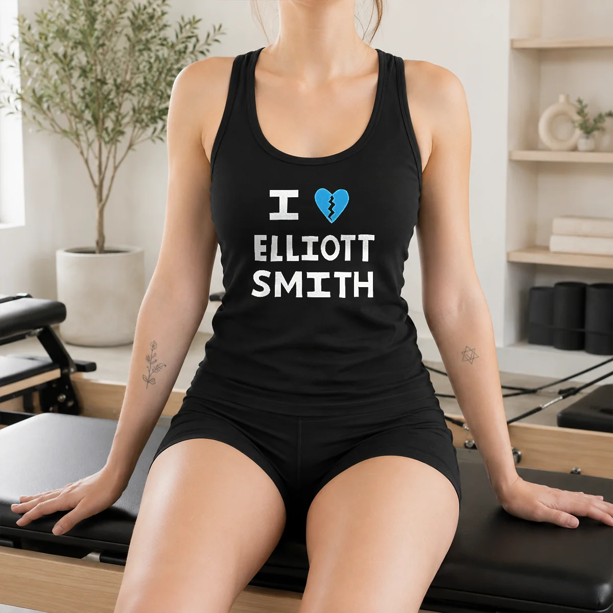 Funny I Heart Elliott Smith Indie Rock Singer Songwriter Shirt - Image 7