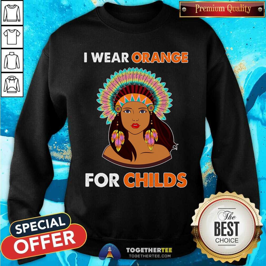 I Wear Orange For Childs Indigenous Girl Shirt - Image 2