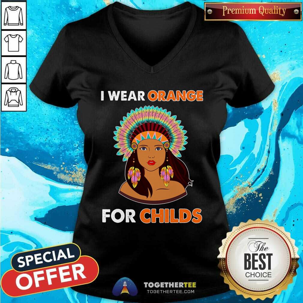I Wear Orange For Childs Indigenous Girl Shirt - Image 3