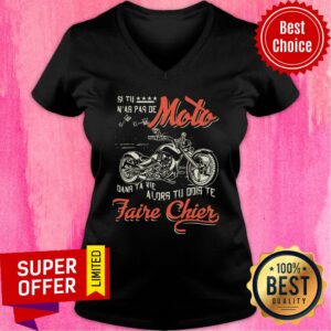 Alternative view of Moto Si Tu N'as Pas De Faire Chier Shirt