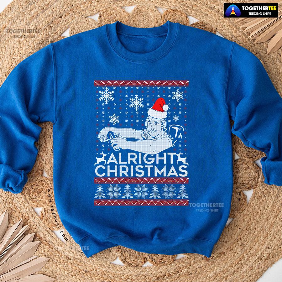 Alright Christmas Ugly Christmas Sweatshirt - Image 9
