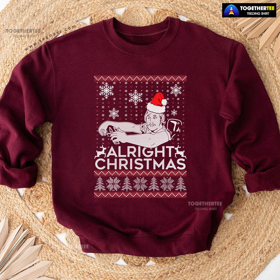 Alright Christmas Ugly Christmas Sweatshirt - Image 5