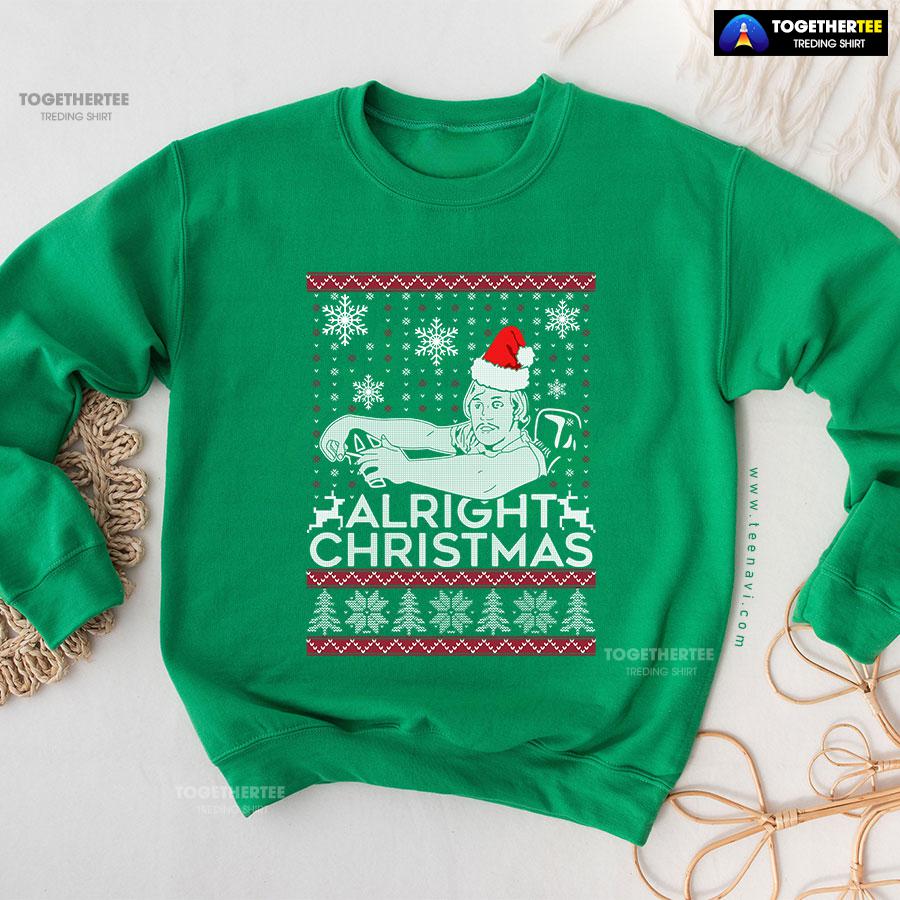 Alright Christmas Ugly Christmas Sweatshirt - Image 6