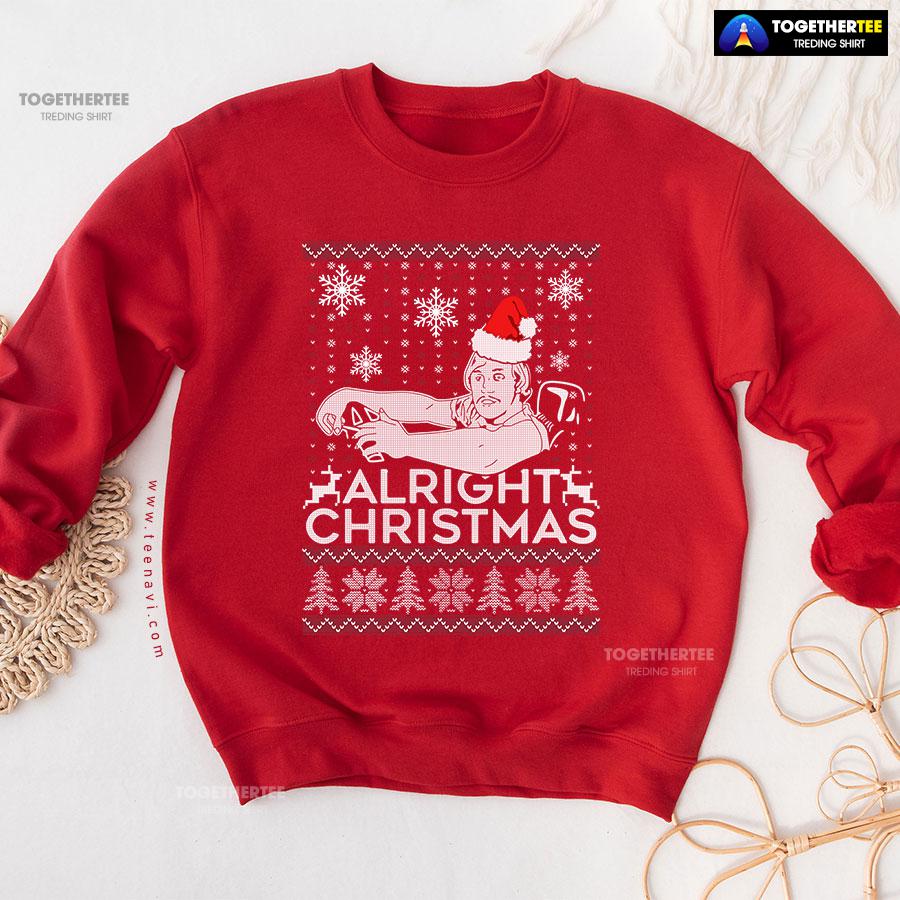 Alright Christmas Ugly Christmas Sweatshirt - Image 7