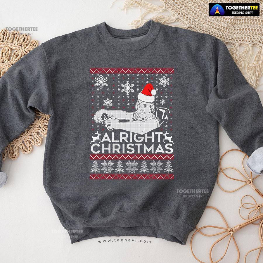 Alright Christmas Ugly Christmas Sweatshirt - Image 8