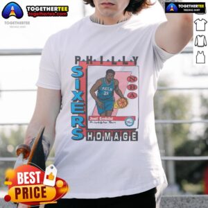 Awesome Philadelphia 76ers Trading Card Joel Embiid T-Shirt