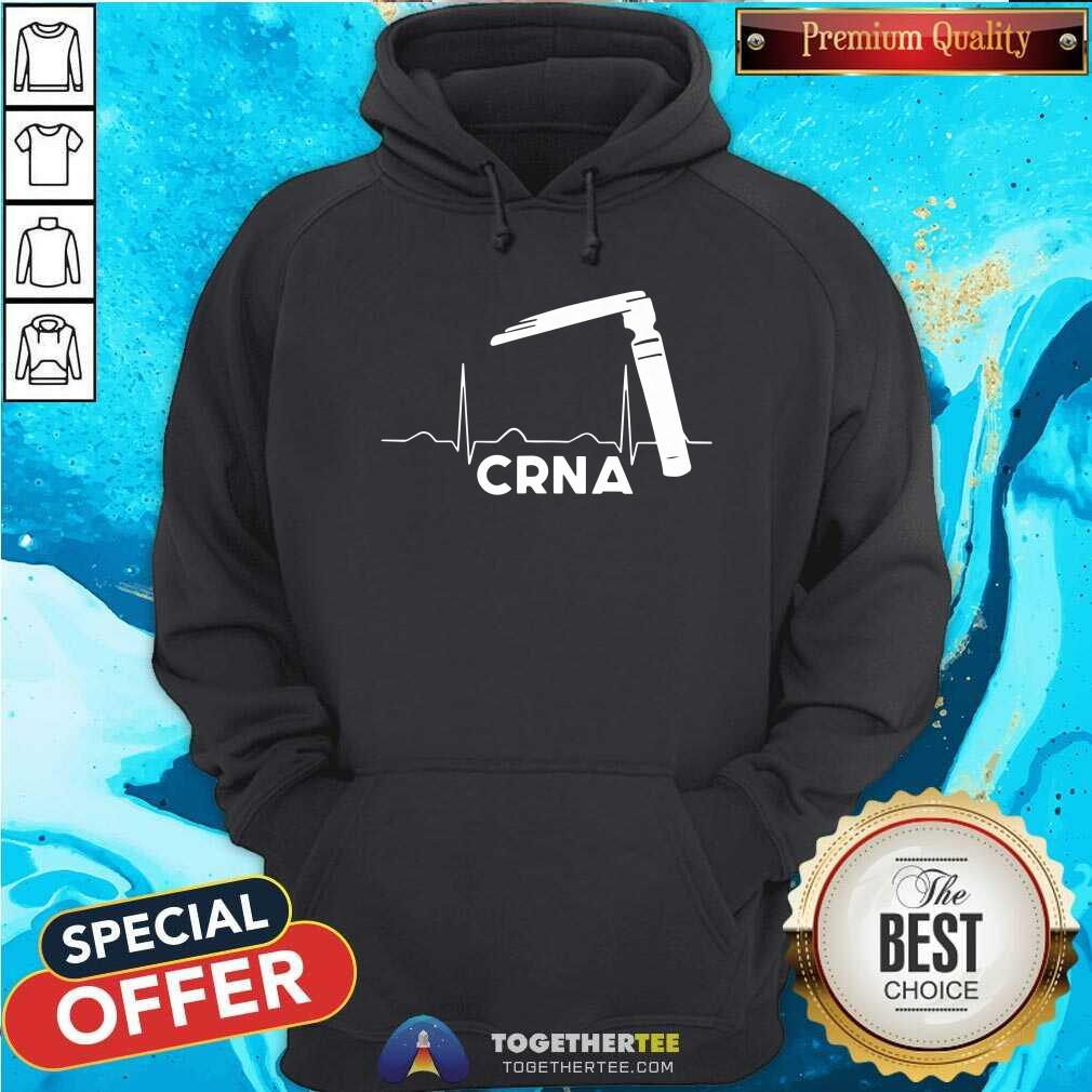 Anesthesia Miller Laryngoscope CRNA EKG Tracing Shirt - Image 5