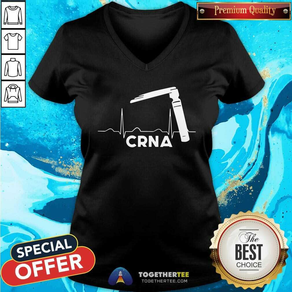 Anesthesia Miller Laryngoscope CRNA EKG Tracing Shirt - Image 3