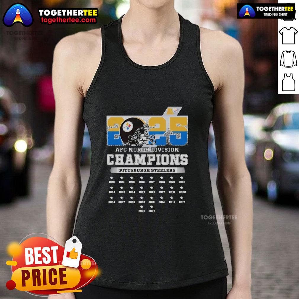 Nice 2025 AFC South Division Champions Pittsburgh Steelers T-Shirt - Image 4