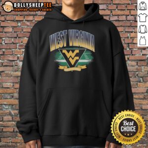 Alternative view of Official West Virginia Mountaineers Arena Fade T-Shirt