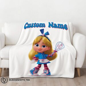 Alternative view of Perfect Cute Good Disney Alice's Wonderland Bakery Blanket Fleece Customized Blanket