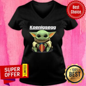 Alternative view of Baby Yoda Hug Koenigsegg Shirt