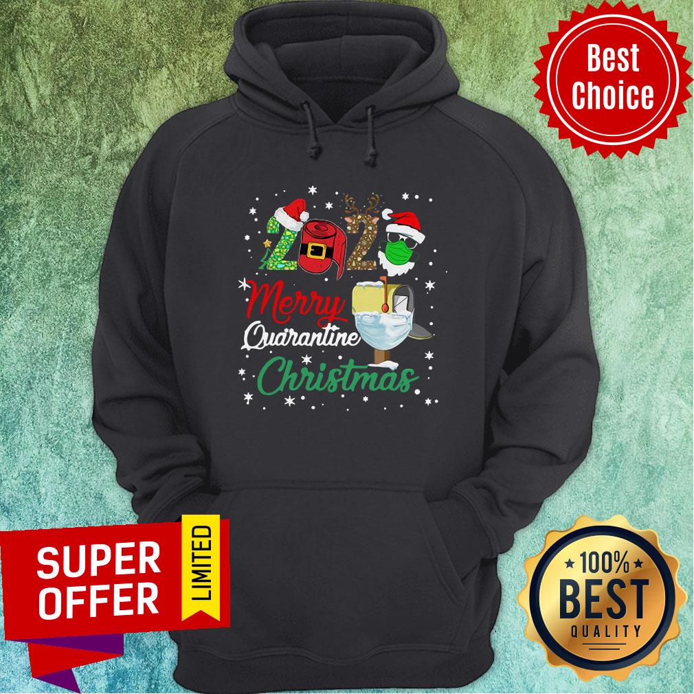 Top 2020 Merry Quarantine Christmas Shirt - Image 2