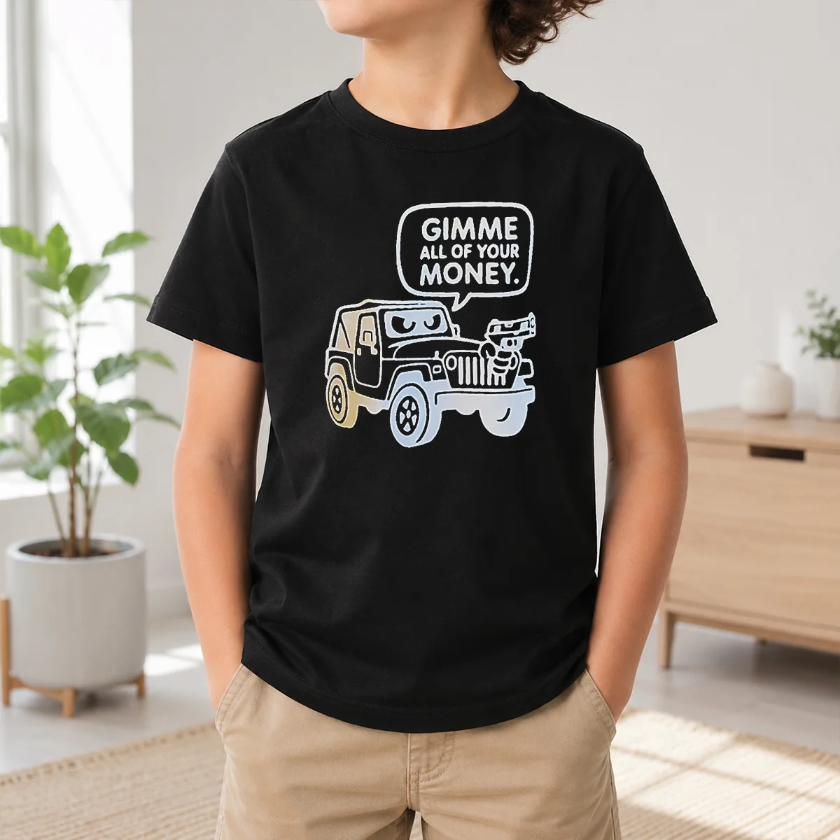 Happy Good Gimme All Of Your Money Shirt - Image 9