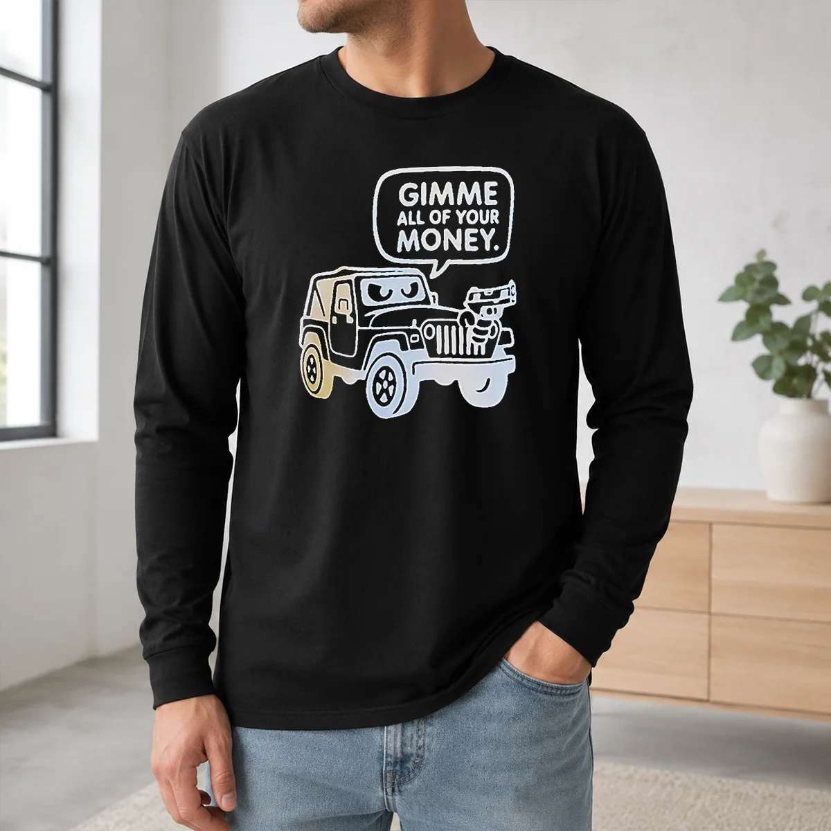 Happy Good Gimme All Of Your Money Shirt - Image 5