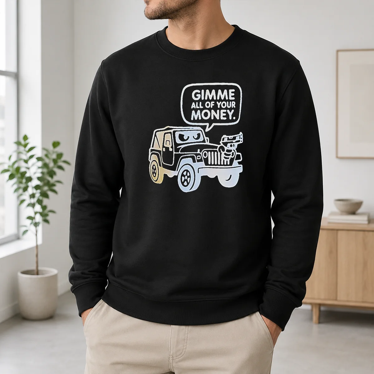 Happy Good Gimme All Of Your Money Shirt - Image 6