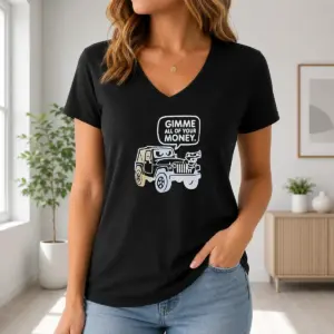 Alternative view of Happy Good Gimme All Of Your Money Shirt