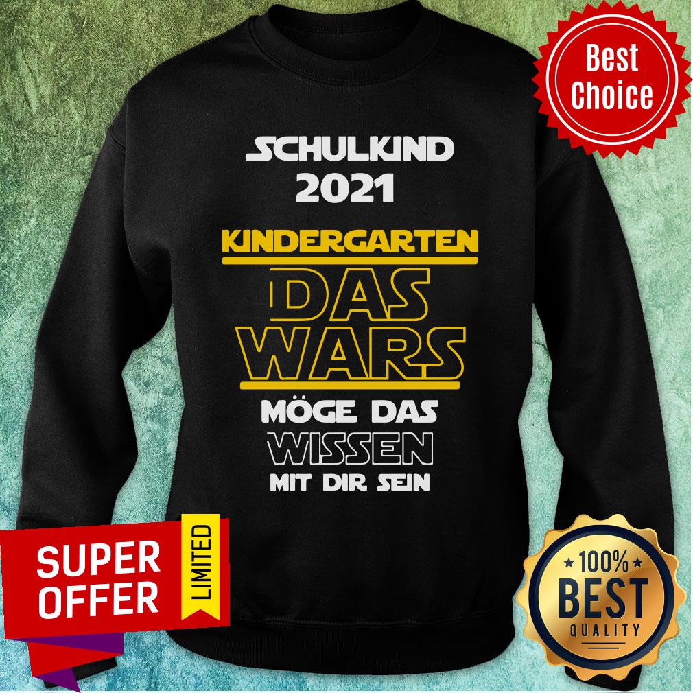 Schulkind 2021 Kindergarten Das Wars Shirt - Image 4