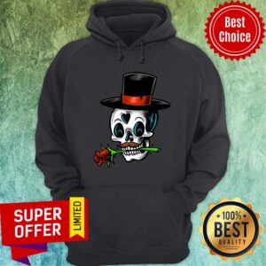 Alternative view of The Man With Rose Sugar Skull Dia De Muertos Day Of Dead Shirt