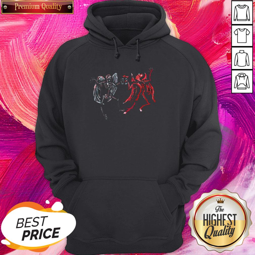 An Angel And A Devil Celebrate Dia De Muertos Putting Differences Aside Shirt - Image 5