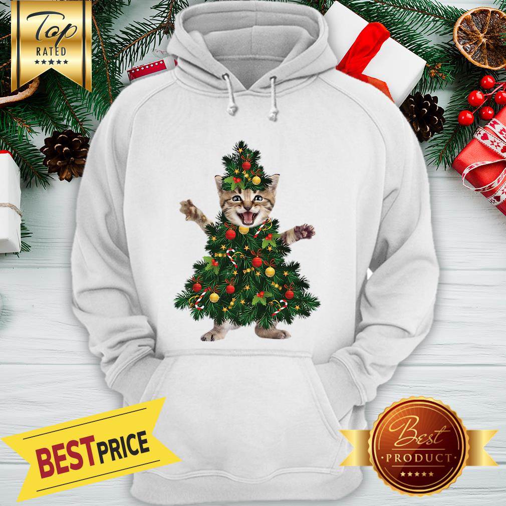 Official Cat Pine Christmas Tree Shirt - Image 4
