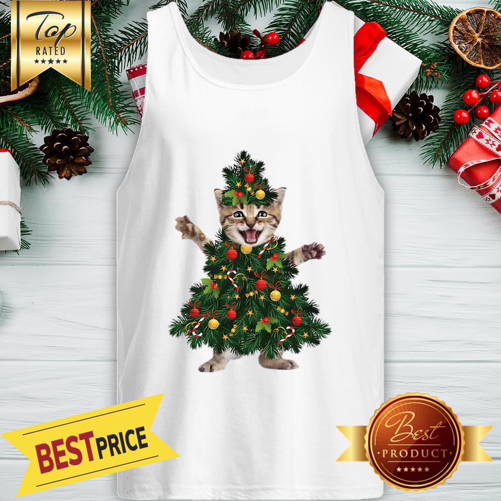 Official Cat Pine Christmas Tree Shirt - Image 3