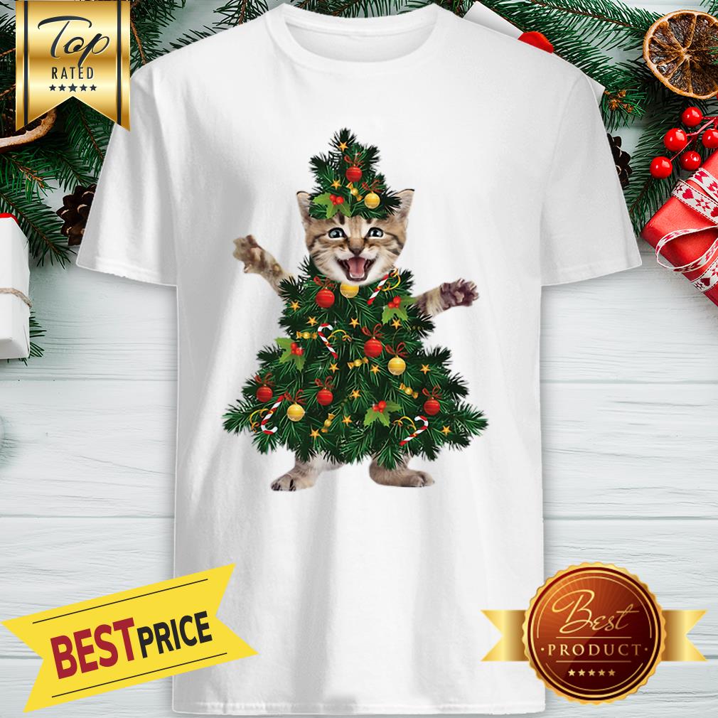 Official Cat Pine Christmas Tree Shirt
