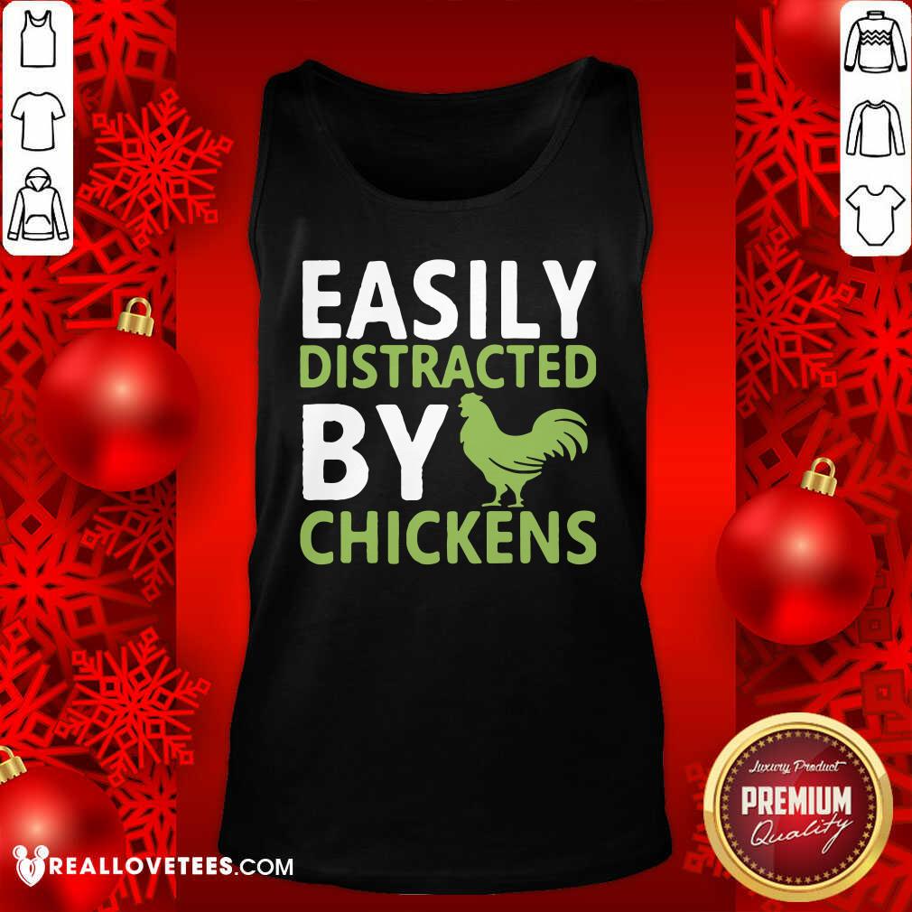 Grateful Easily Distracted By Chickens Shirt - Image 2